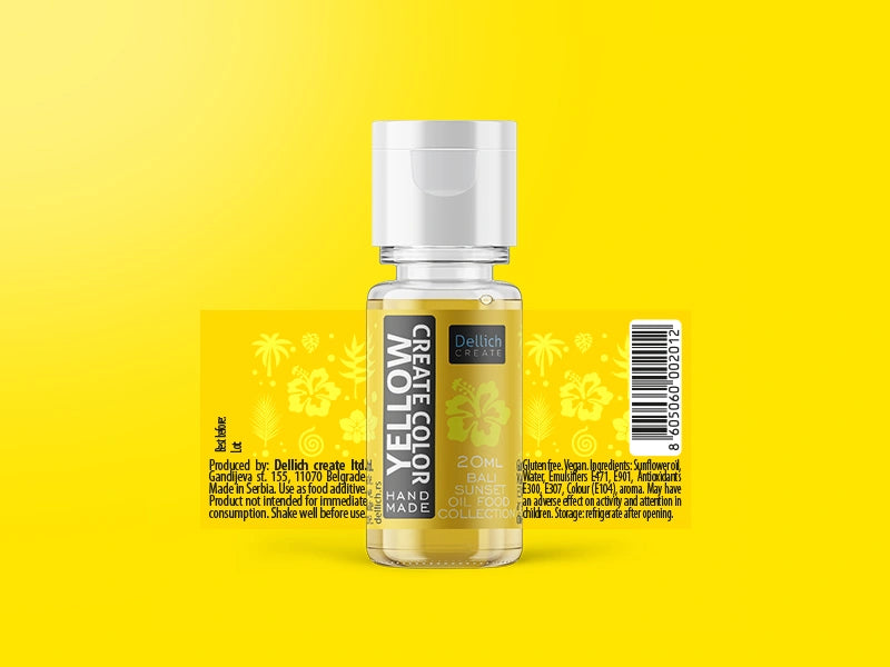 Yellow Create Color Oil Based 20ml